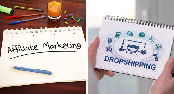 affiliate marketing and dropshipping