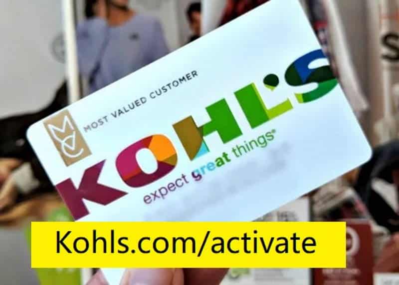 kohls activate